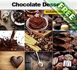 高清巧克力图片：Chocolate Dessert